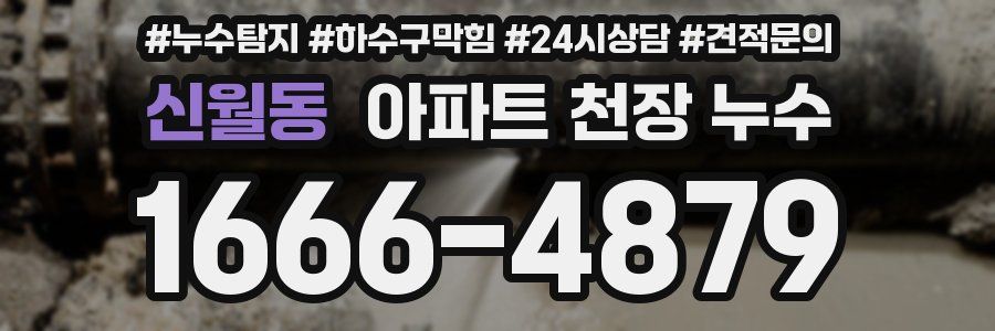 신월동 아파트 천장 누수