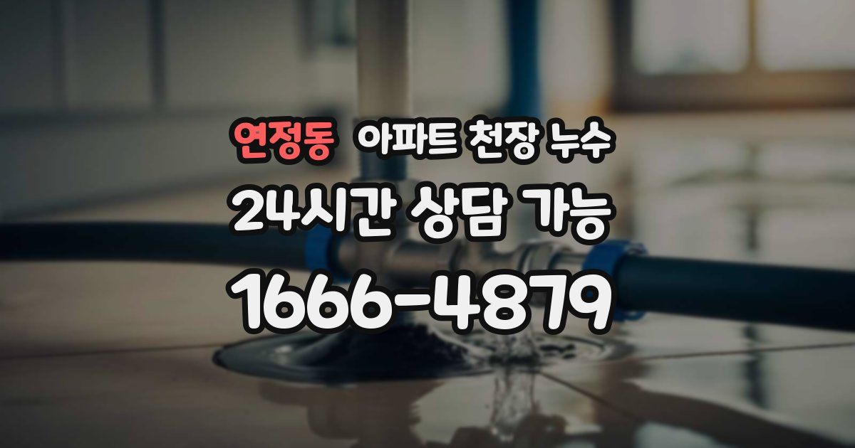 연정동 아파트 천장 누수
