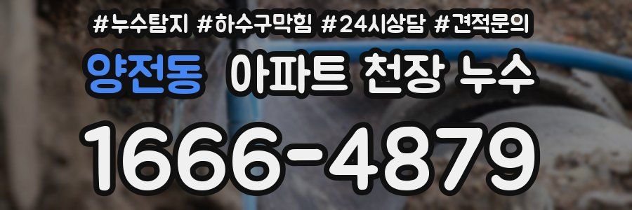 양전동 아파트 천장 누수