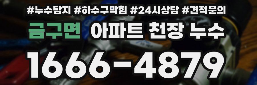 금구면 아파트 천장 누수