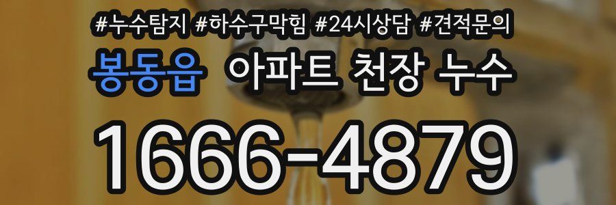 봉동읍 아파트 천장 누수