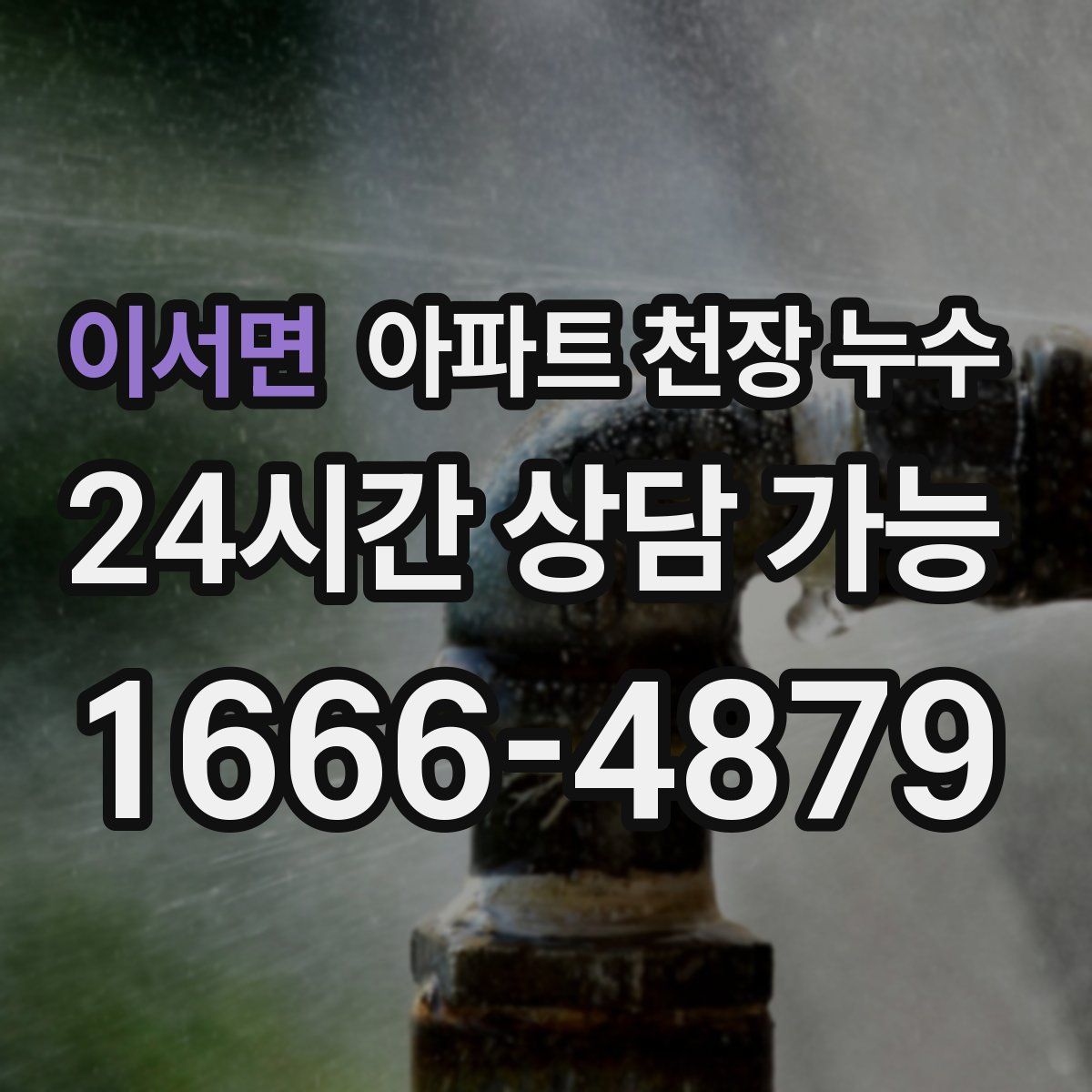 이서면 아파트 천장 누수