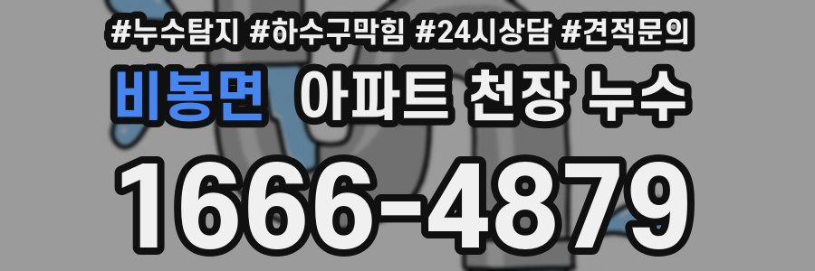 비봉면 아파트 천장 누수