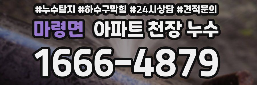마령면 아파트 천장 누수