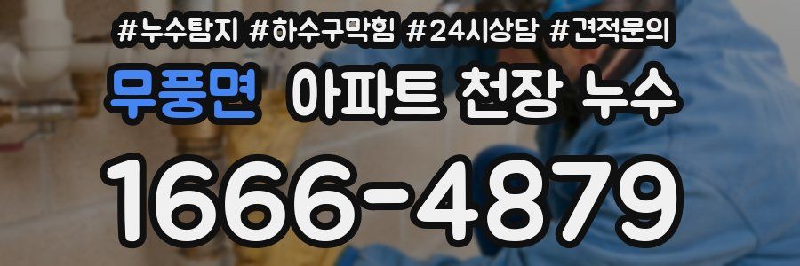무풍면 아파트 천장 누수
