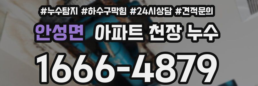 안성면 아파트 천장 누수