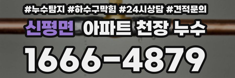 신평면 아파트 천장 누수