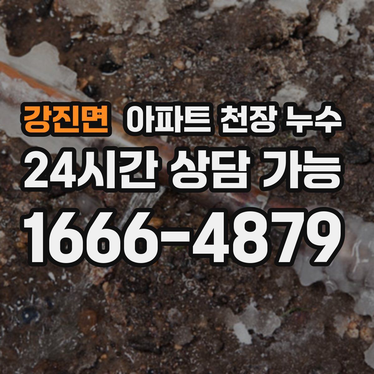 강진면 아파트 천장 누수