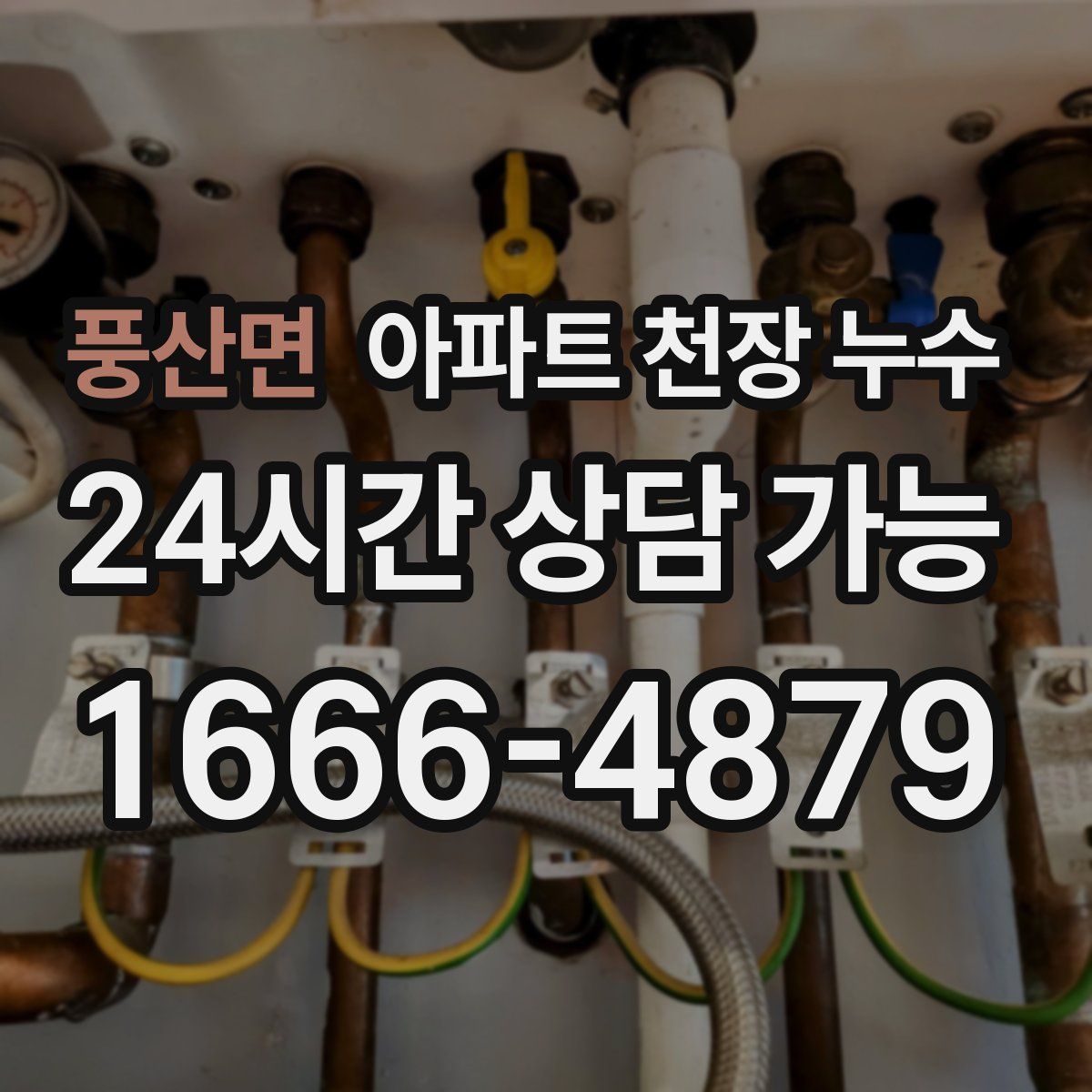 풍산면 아파트 천장 누수