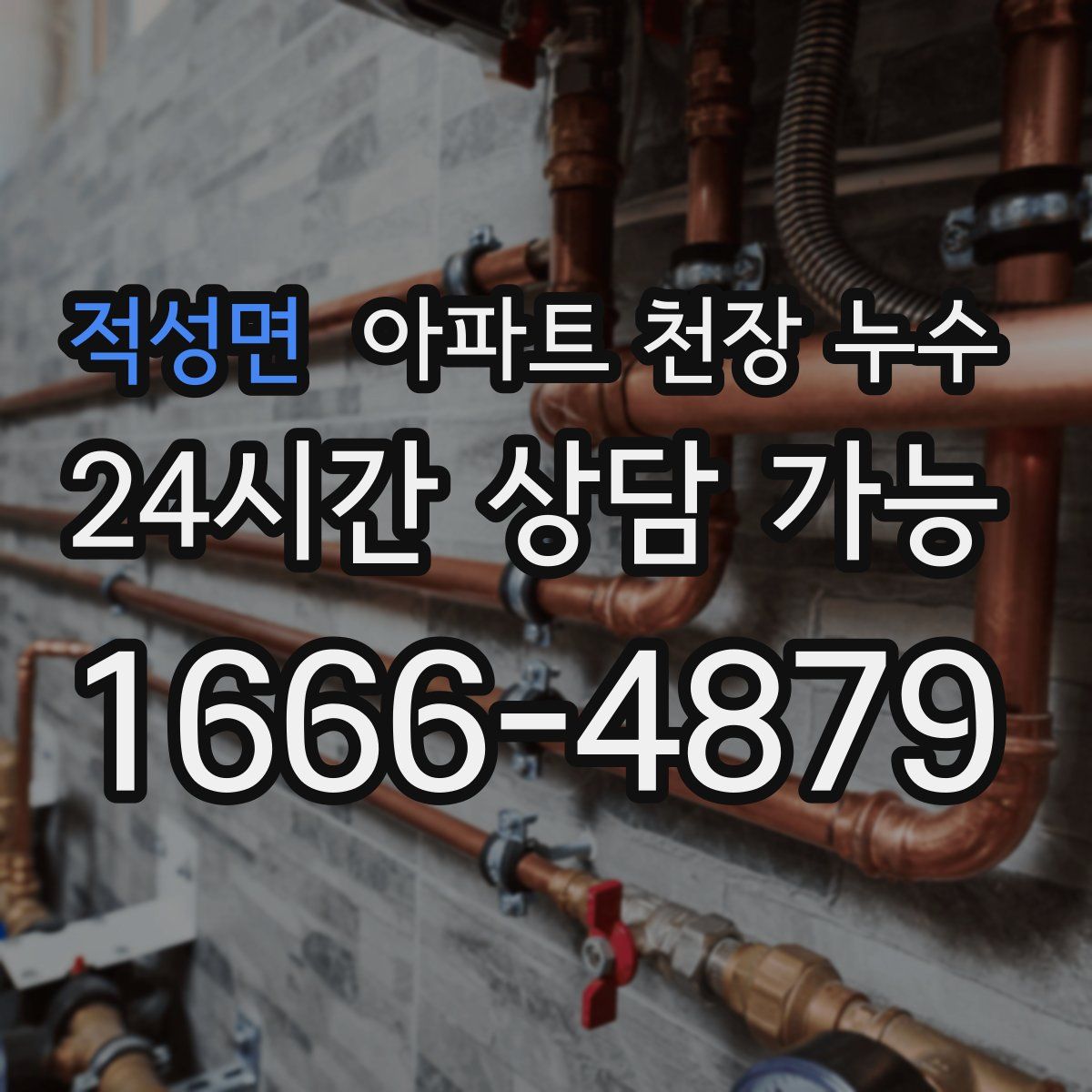 적성면 아파트 천장 누수