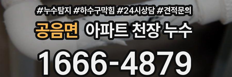 공음면 아파트 천장 누수