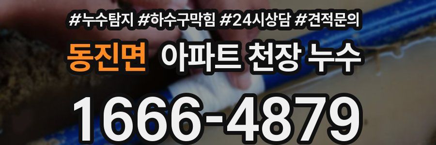 동진면 아파트 천장 누수