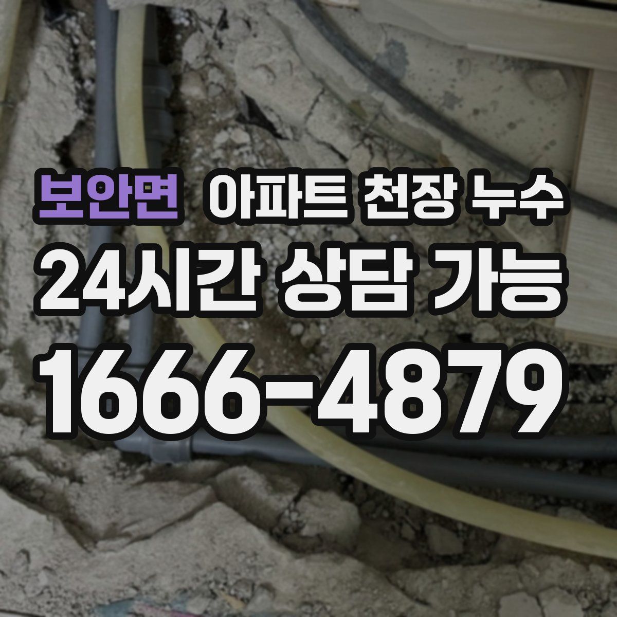 보안면 아파트 천장 누수