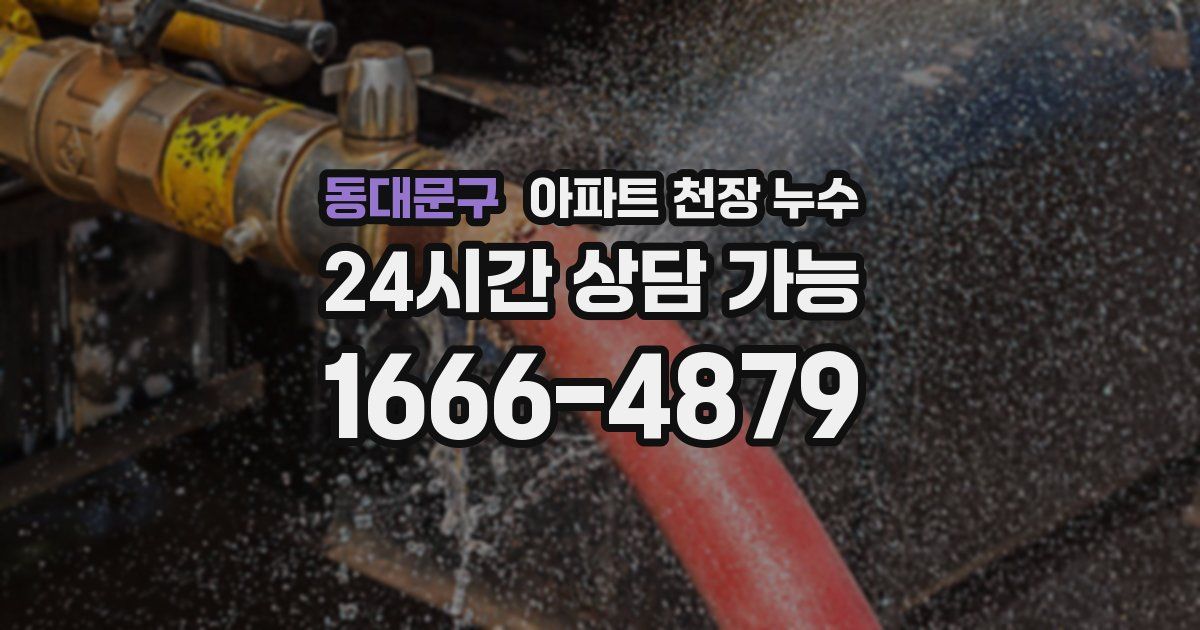 동대문구 아파트 천장 누수
