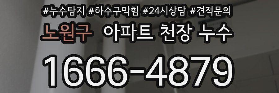 노원구 아파트 천장 누수