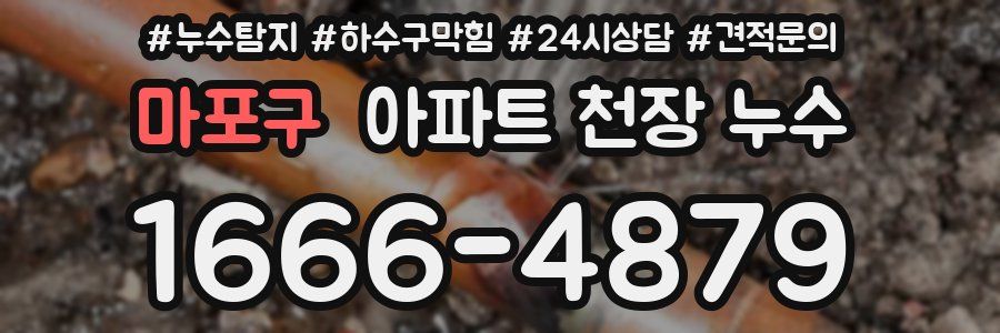마포구 아파트 천장 누수
