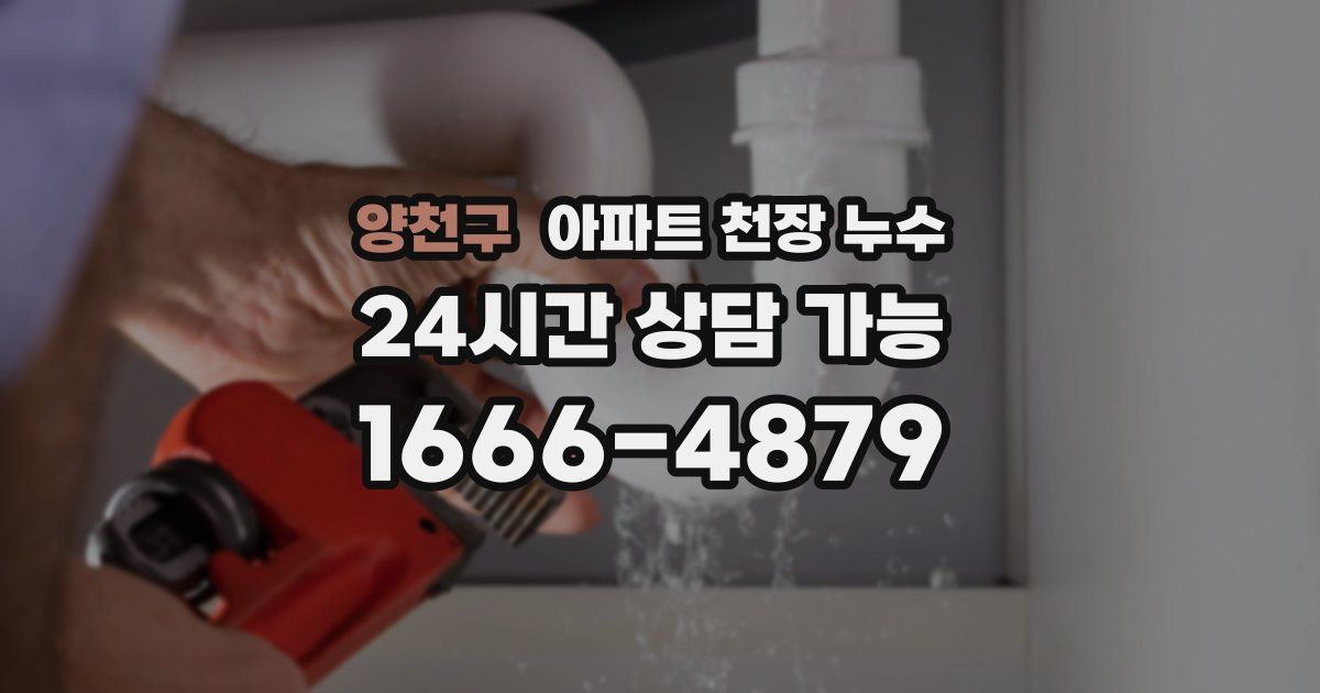 양천구 아파트 천장 누수