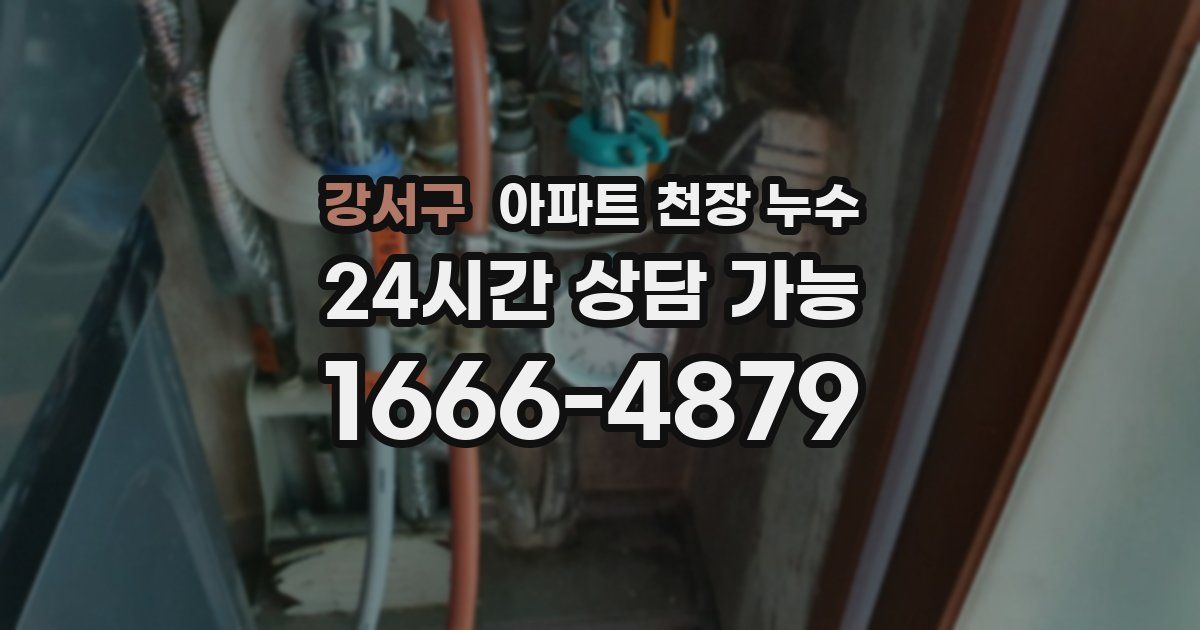 강서구 아파트 천장 누수