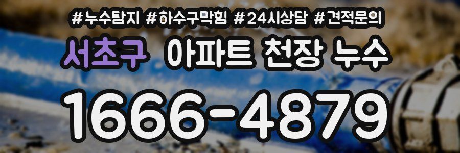 서초구 아파트 천장 누수