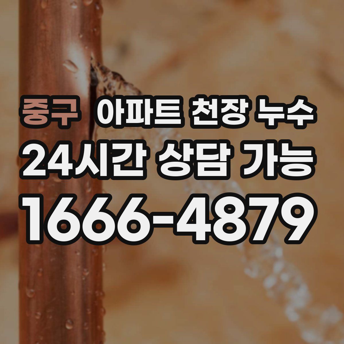 중구 아파트 천장 누수