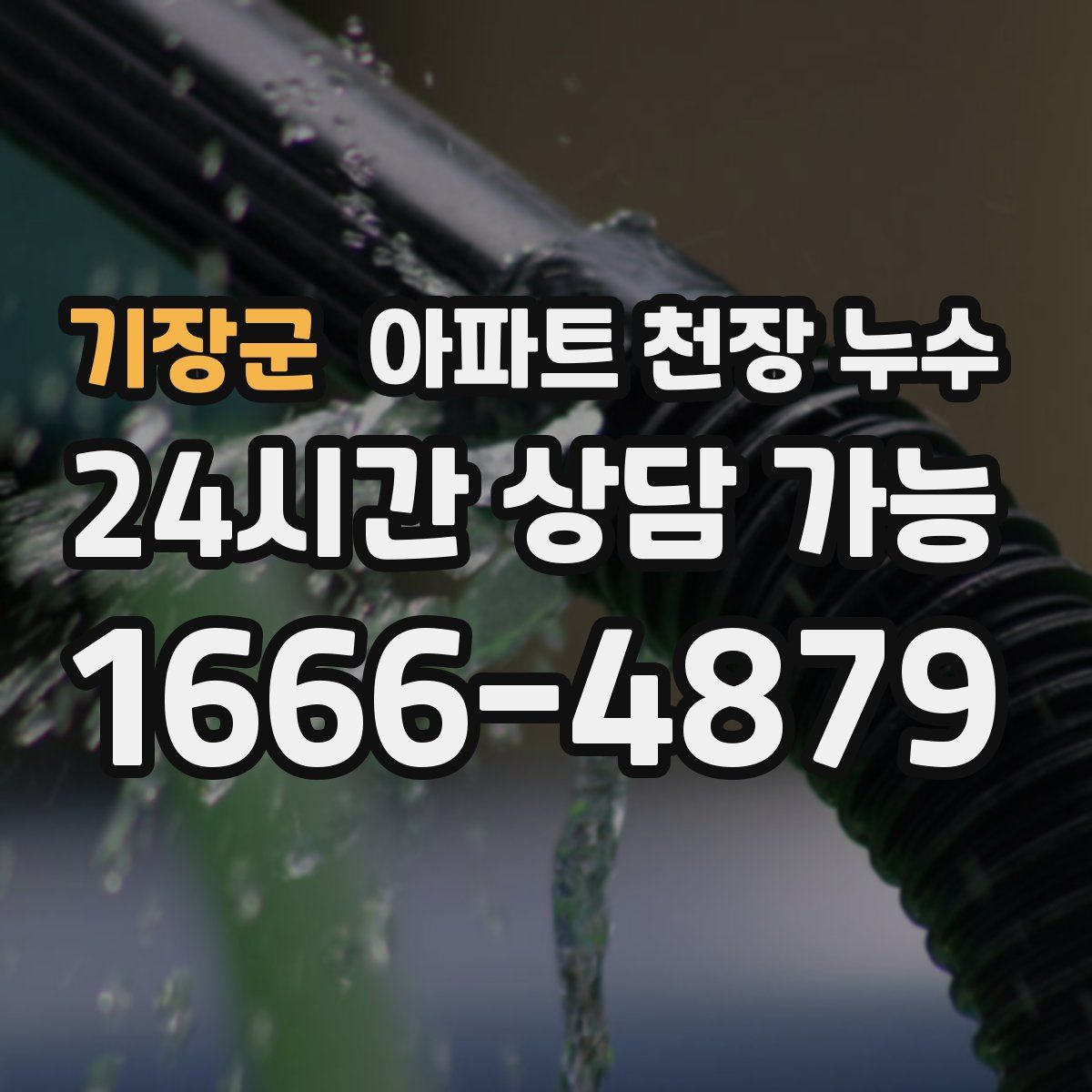 기장군 아파트 천장 누수