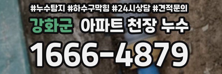 강화군 아파트 천장 누수