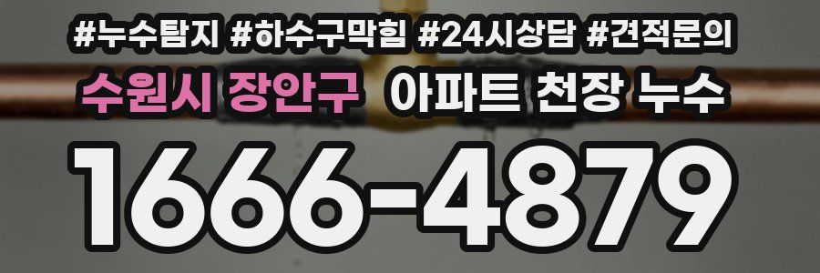 수원시 장안구 아파트 천장 누수