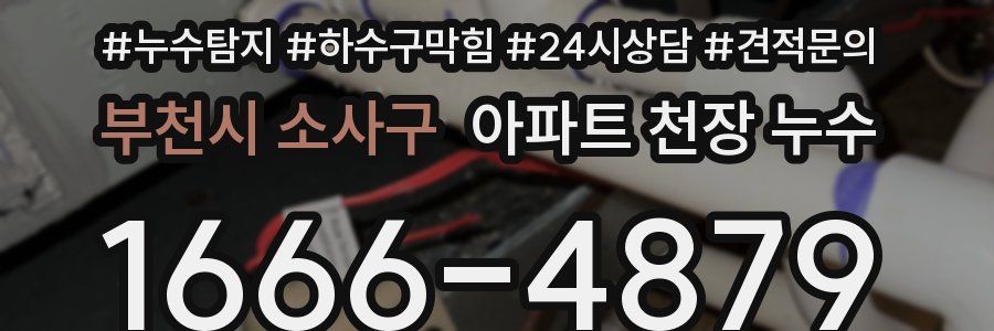 부천시 소사구 아파트 천장 누수