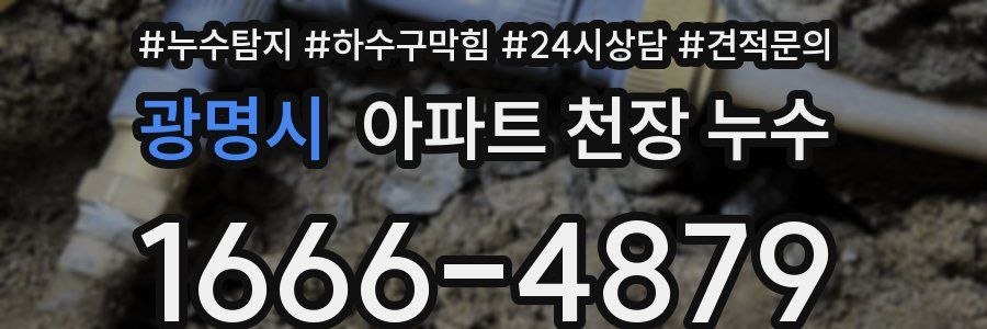 광명시 아파트 천장 누수