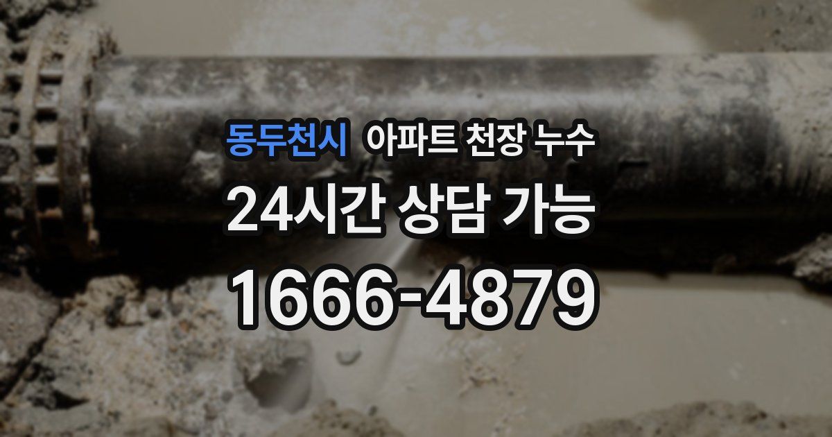 동두천시 아파트 천장 누수