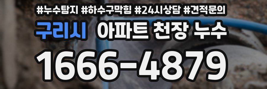 구리시 아파트 천장 누수