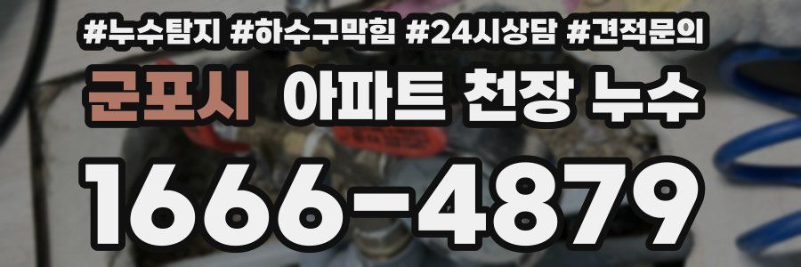 군포시 아파트 천장 누수