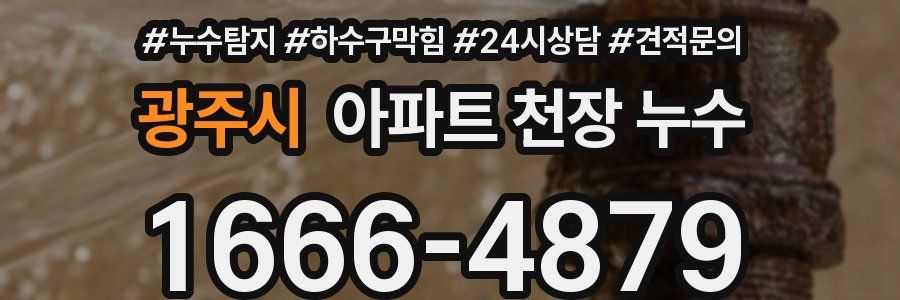 광주시 아파트 천장 누수