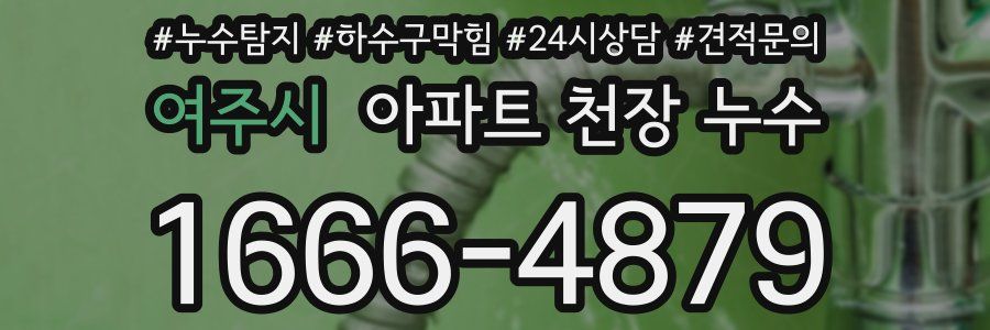 여주시 아파트 천장 누수