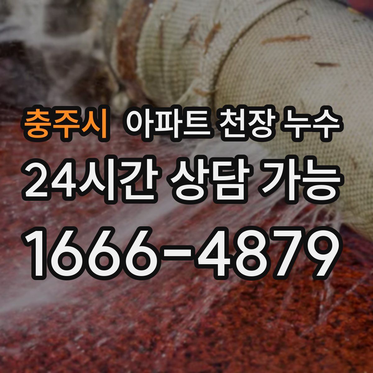 충주시 아파트 천장 누수