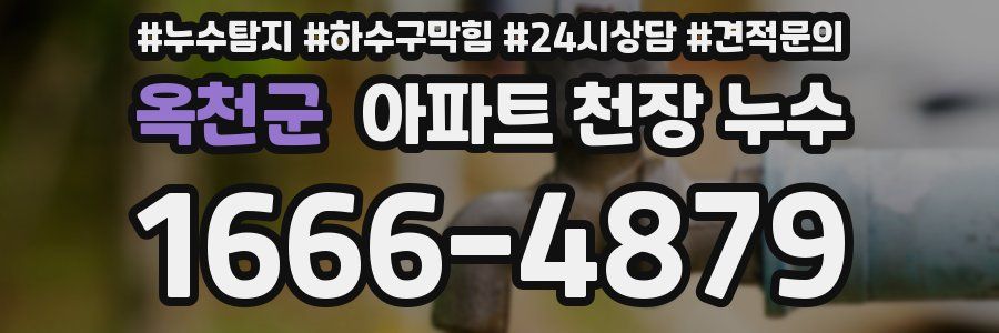 옥천군 아파트 천장 누수