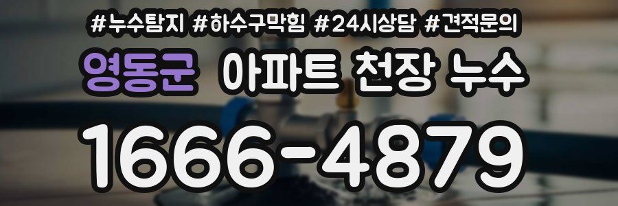 영동군 아파트 천장 누수