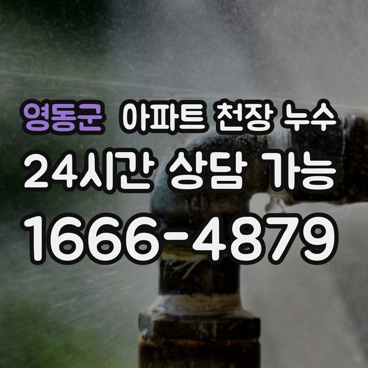 영동군 아파트 천장 누수