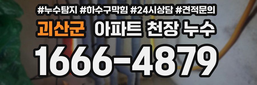 괴산군 아파트 천장 누수