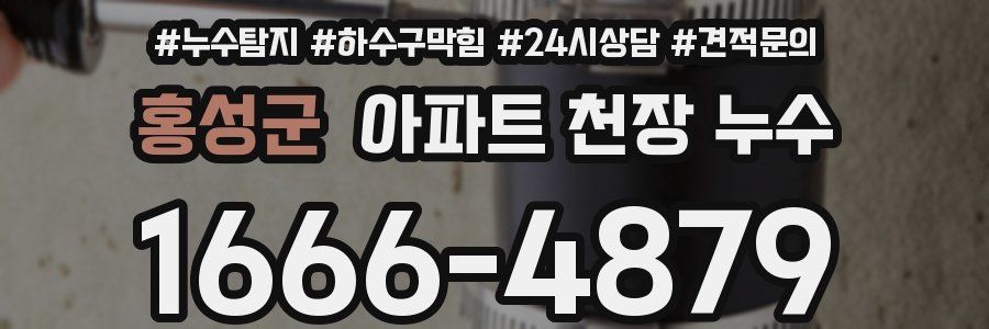 홍성군 아파트 천장 누수