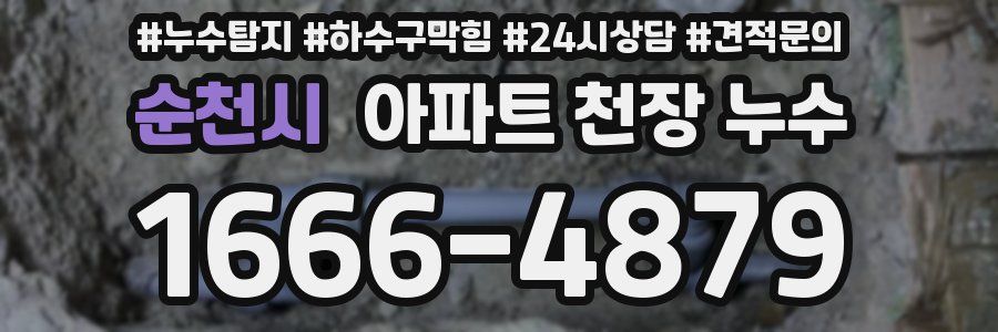 순천시 아파트 천장 누수