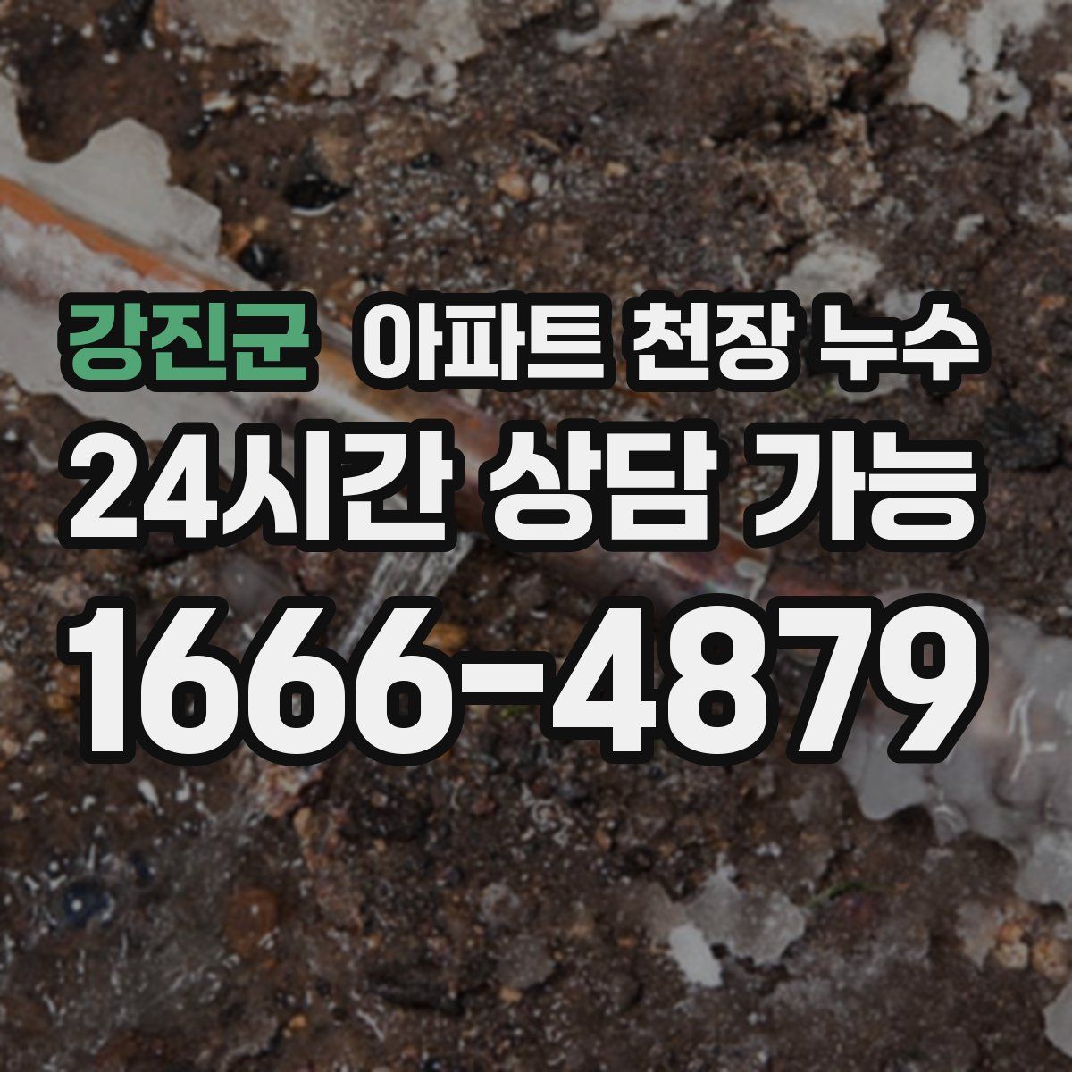 강진군 아파트 천장 누수
