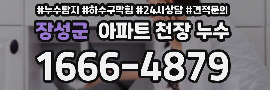 장성군 아파트 천장 누수
