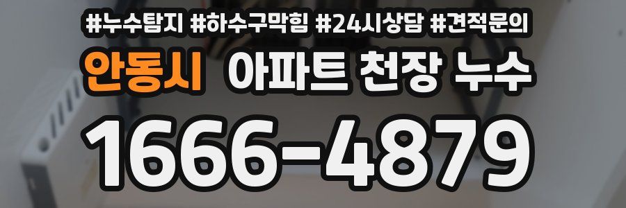 안동시 아파트 천장 누수