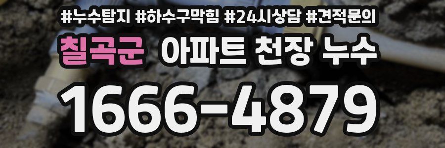 칠곡군 아파트 천장 누수