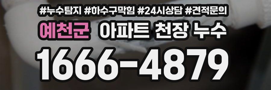 예천군 아파트 천장 누수