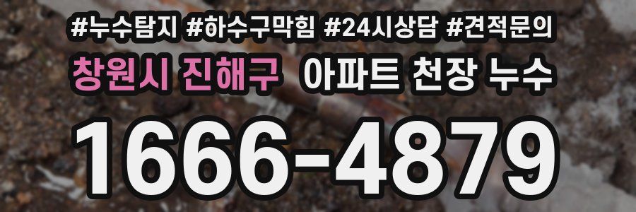 창원시 진해구 아파트 천장 누수