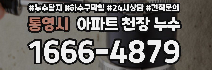 통영시 아파트 천장 누수
