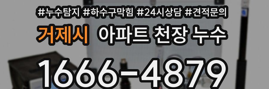 거제시 아파트 천장 누수