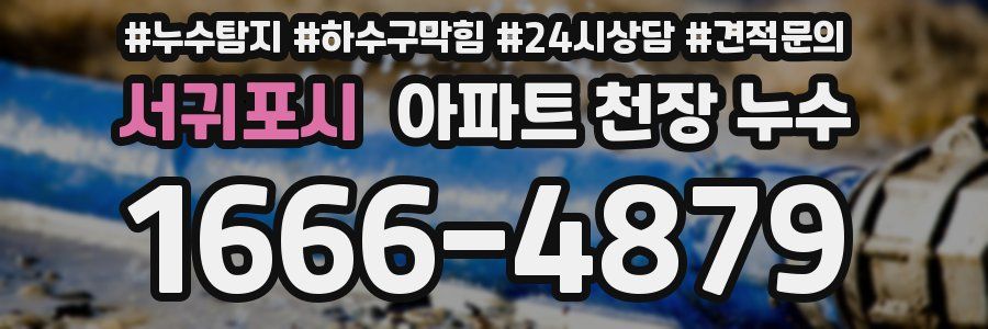 서귀포시 아파트 천장 누수